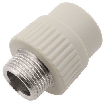 Муфта полипропиленовая ∅ 50-1 1/2" НР FV-Plast Муфта полипропиленовая ∅ 50-1 1/2" НР FV-Plast